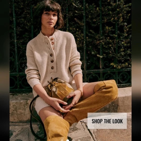 Sezane Luan Dress in Natural - Picture 4 of 9